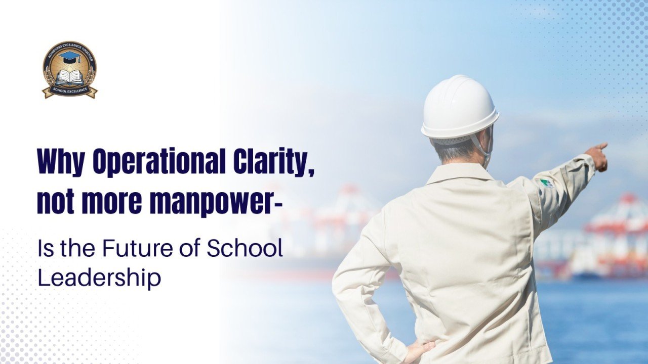 Why Operational Clarity, Not More Manpower — Is the Future of School Leadership